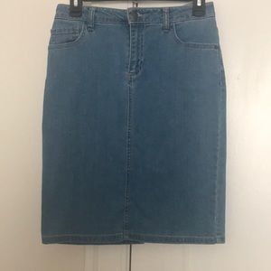 jean skirt